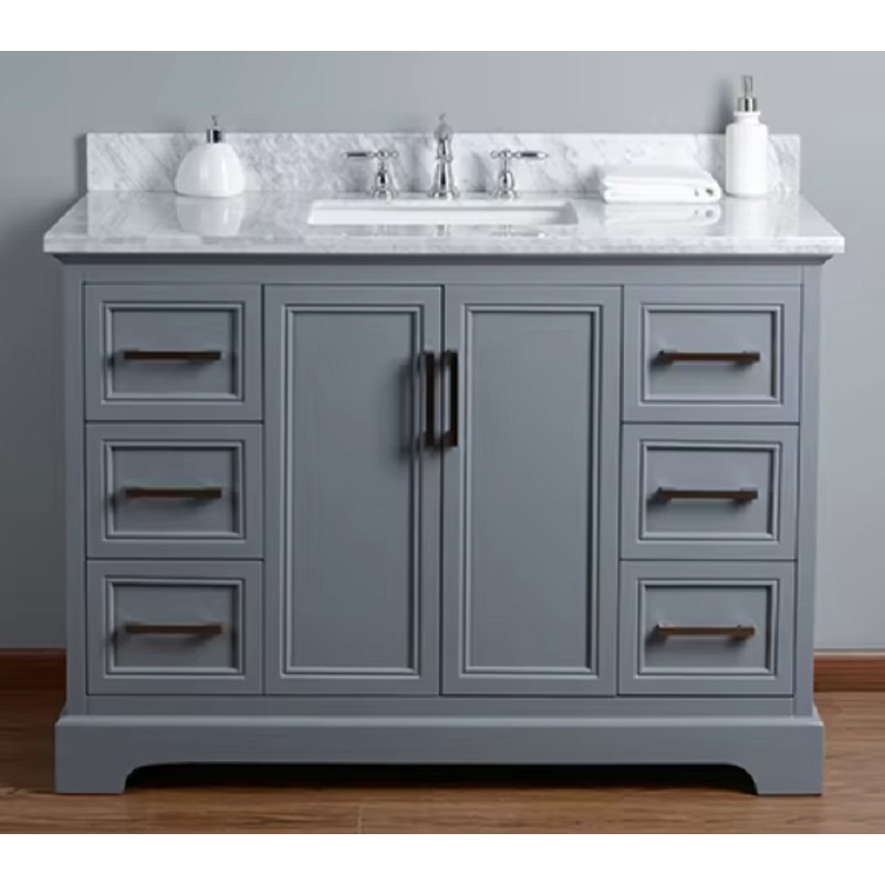 Supernalway Enterprise Wholesale Single Sink Bathroom Vanity Cabinet